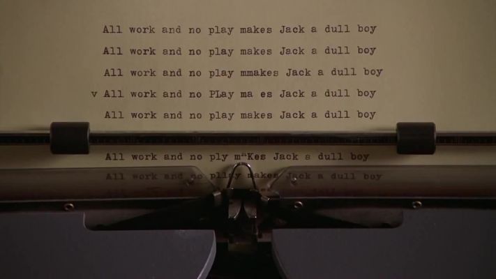Jack’s obsessive typewriting