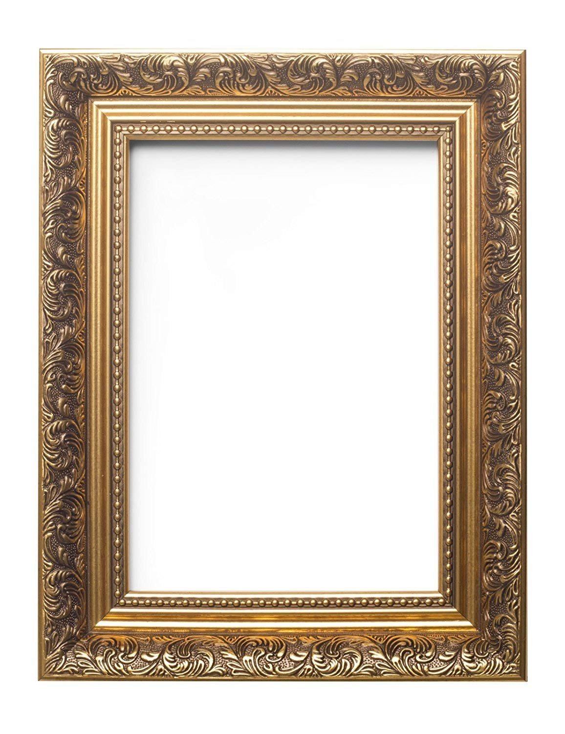 Ornate Swept Antique Style French Baroque Style Picture Frame/