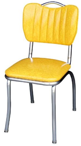 Richardson Seating Retro 1950s Handle Back Chrome Diner Chair
