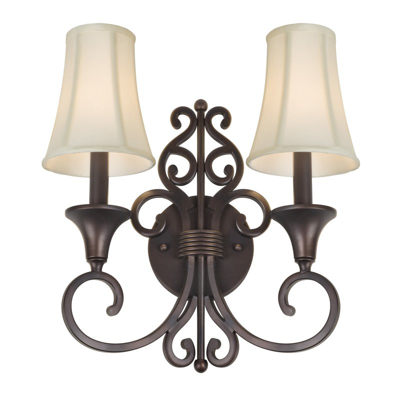 Schroeder 2-Light Armed Sconce