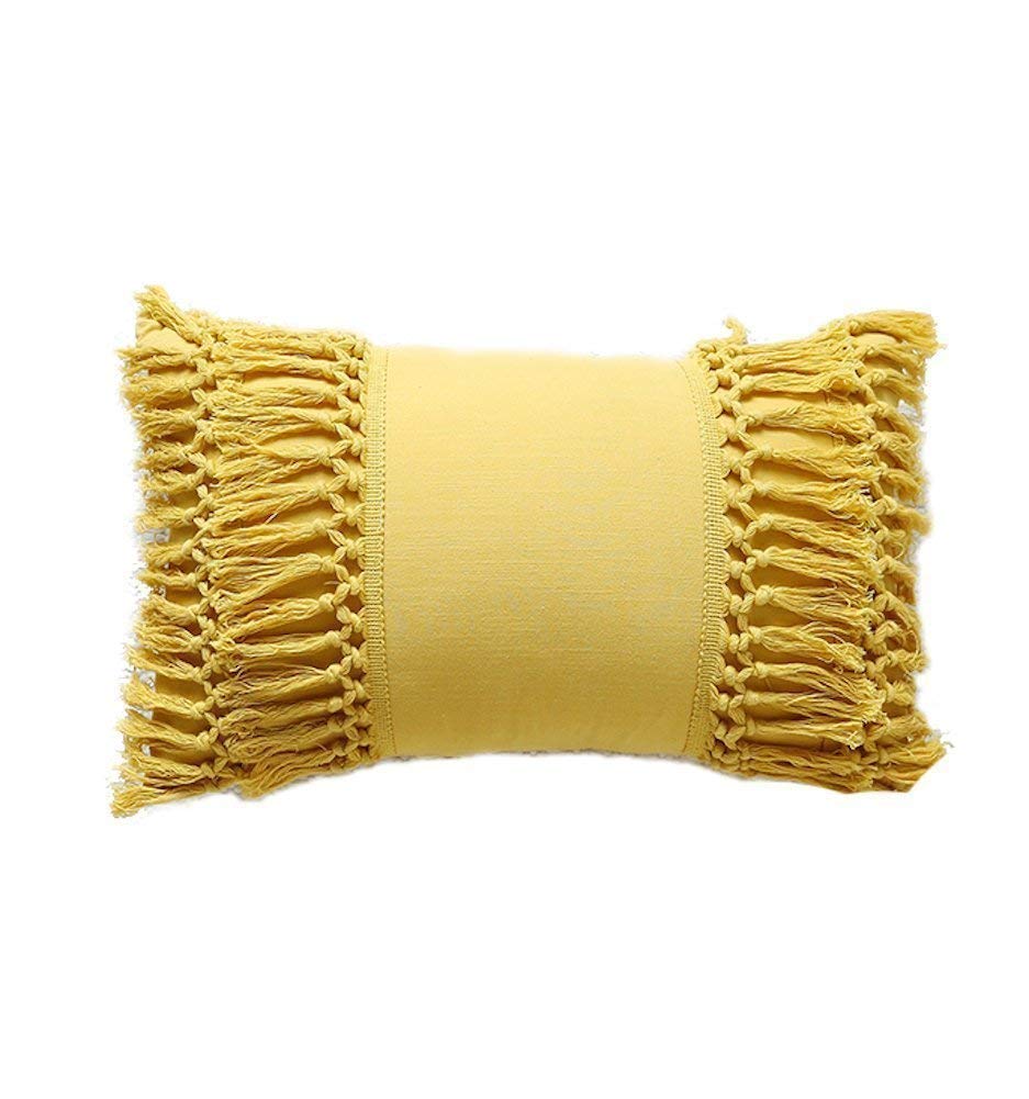 Tassel Bolster Throw Pillow