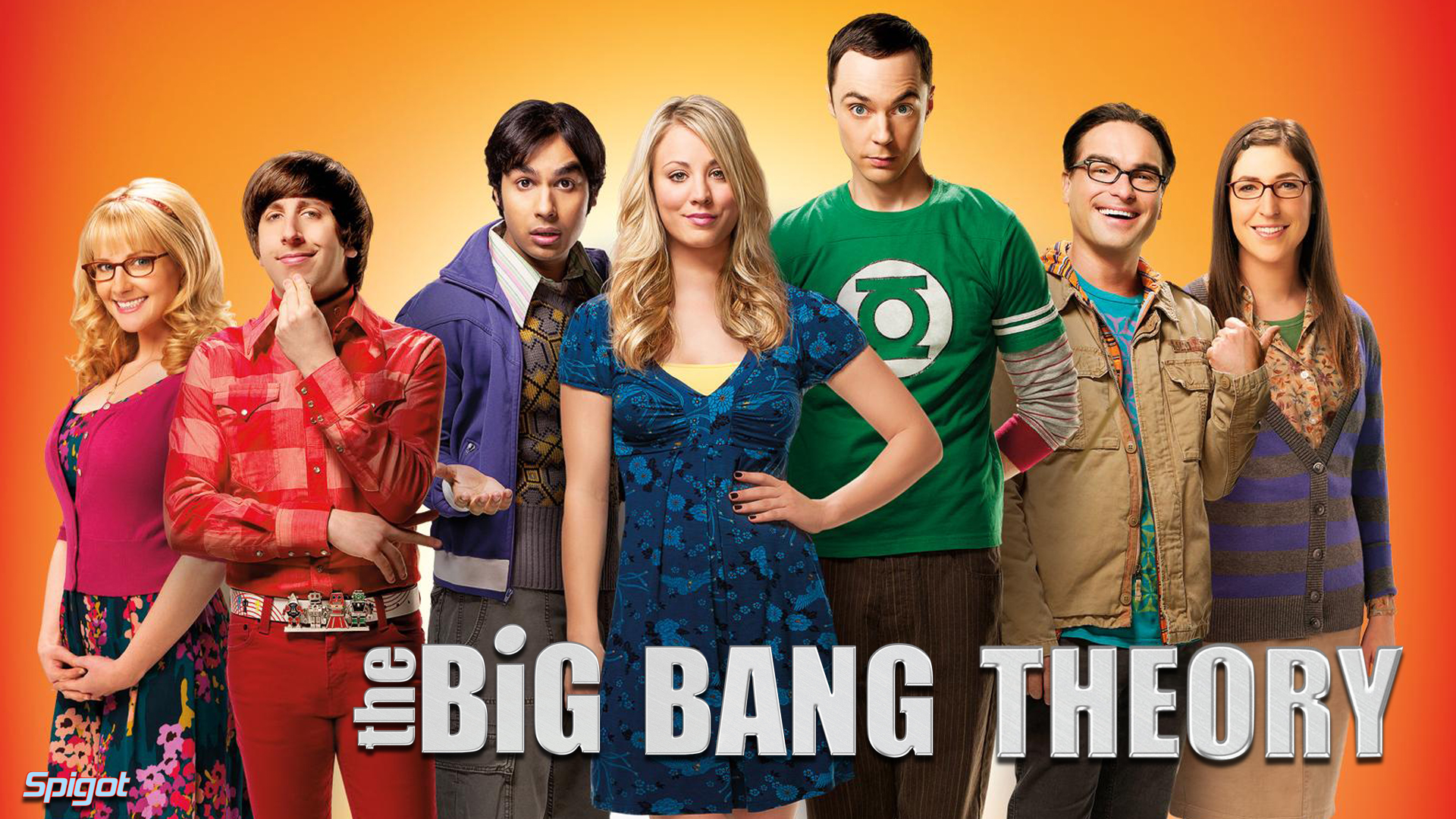 The Big Bang Theory Cast Settee POSTER 