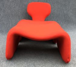 Red Djinn Chair & Ottoman
