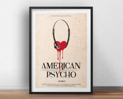 American Psycho Alternative Poster Movie Print