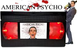 American Psycho – Retro 80s VHS Lamp