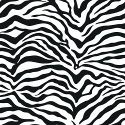 York Wallcoverings Black and White Zebra Print Wallpaper