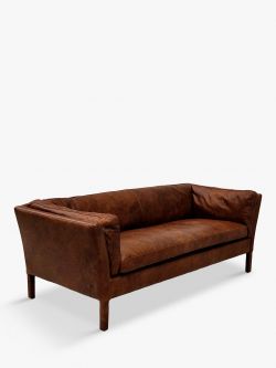 Halo Groucho Medium Aniline Leather Sofa