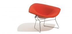 Harry Bertoia Large Diamond Chair, Red