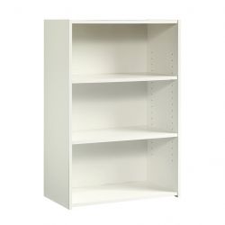 Sauder Beginnings 3-Shelf, Bookcase, Soft White