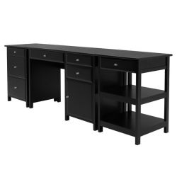 Three Posts Gifford Home Office Executive Desk