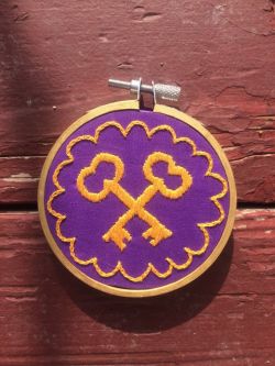 Grand Budapest Hotel Embroidery – Society of the Crossed Keys