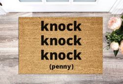 Knock Knock Knock Penny – Big Bang Theory – Funny Doormat