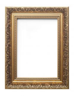 Ornate Swept Antique Style French Baroque Style Picture Frame/