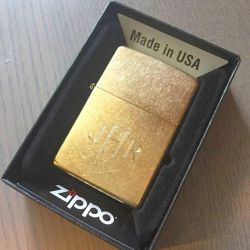 Personalized Zippo Lighter in Gold