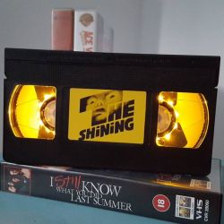 Retro VHS Lamp – The Shining
